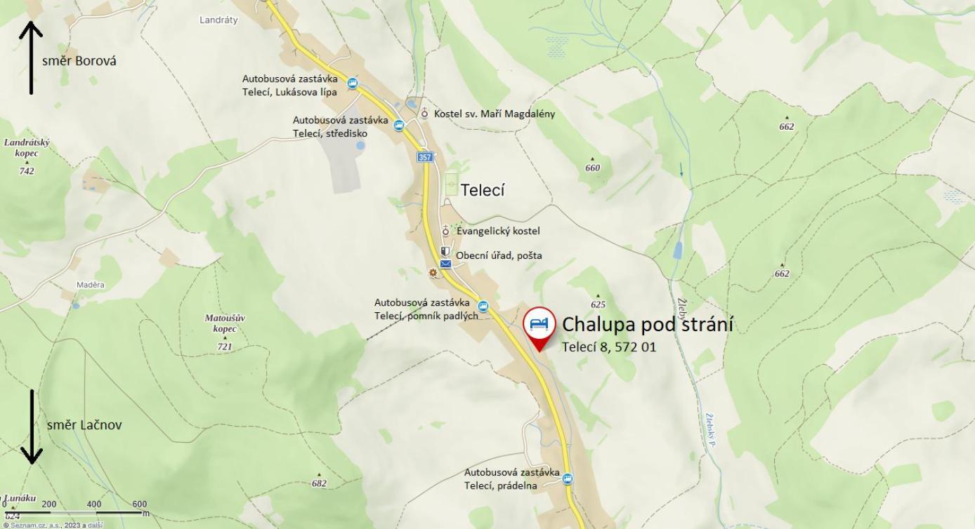 Chalupa Pod Strani Teleci ภายนอก รูปภาพ